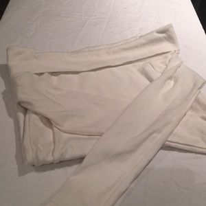 Cream J.Crew Off the Shoulder Top